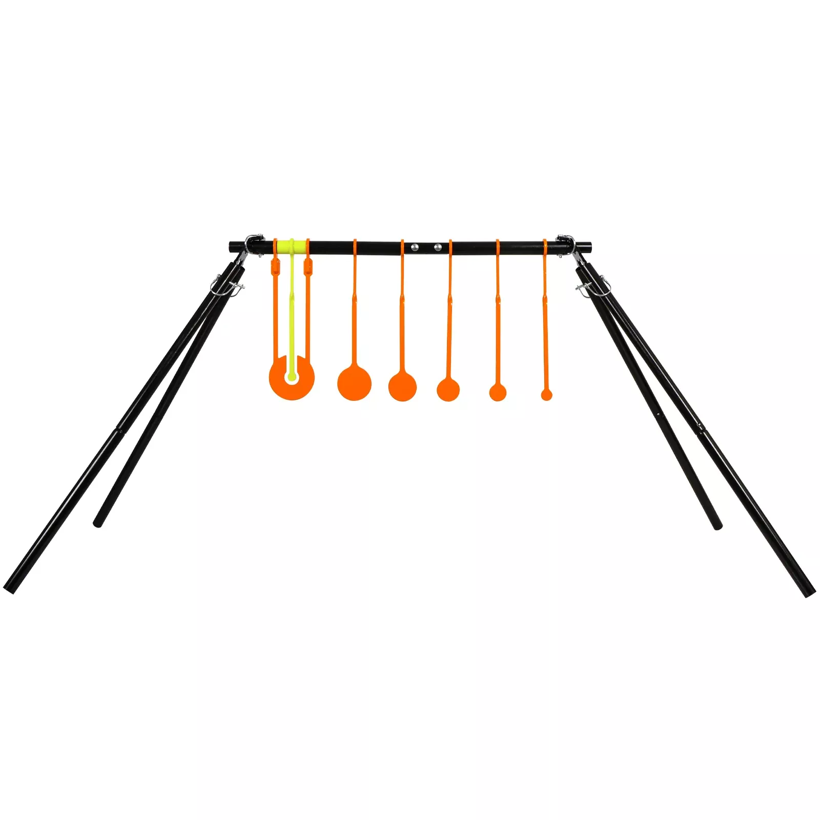1/4” Thick AR500 Steel Target Stand Kit -7 Spinning Targets
