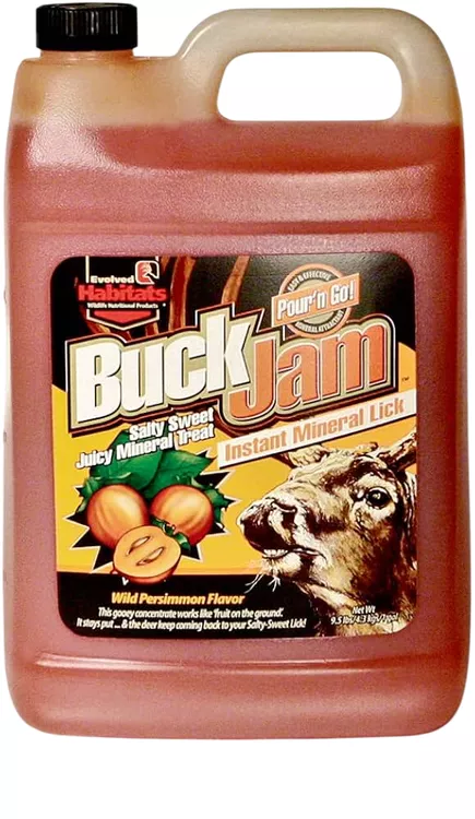 1 Gallon Wild Permission Flavored Buck Jam Liquid Attractant Jug by Evolved