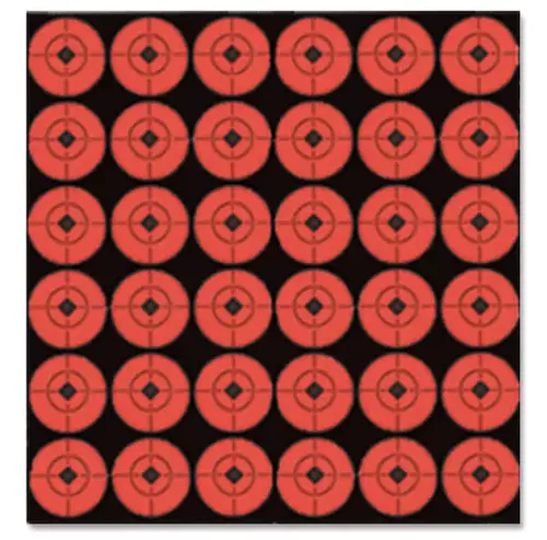 1" Target Spots Targets - Red