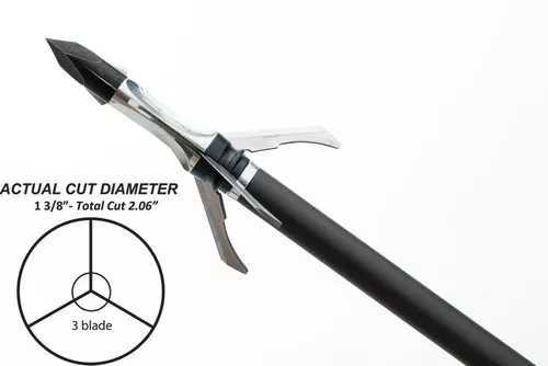 100gr Razortip 3 Blade Broadhead by Grim Reaper