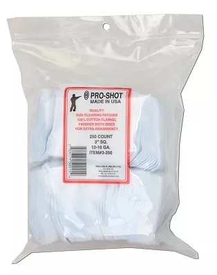 12 and 16ga 3 inch Square Patches by Proshot