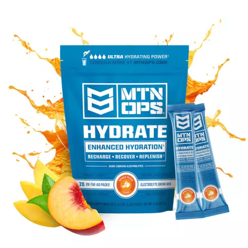 20 Pack Hydrate in Mango Peach by MTN Ops