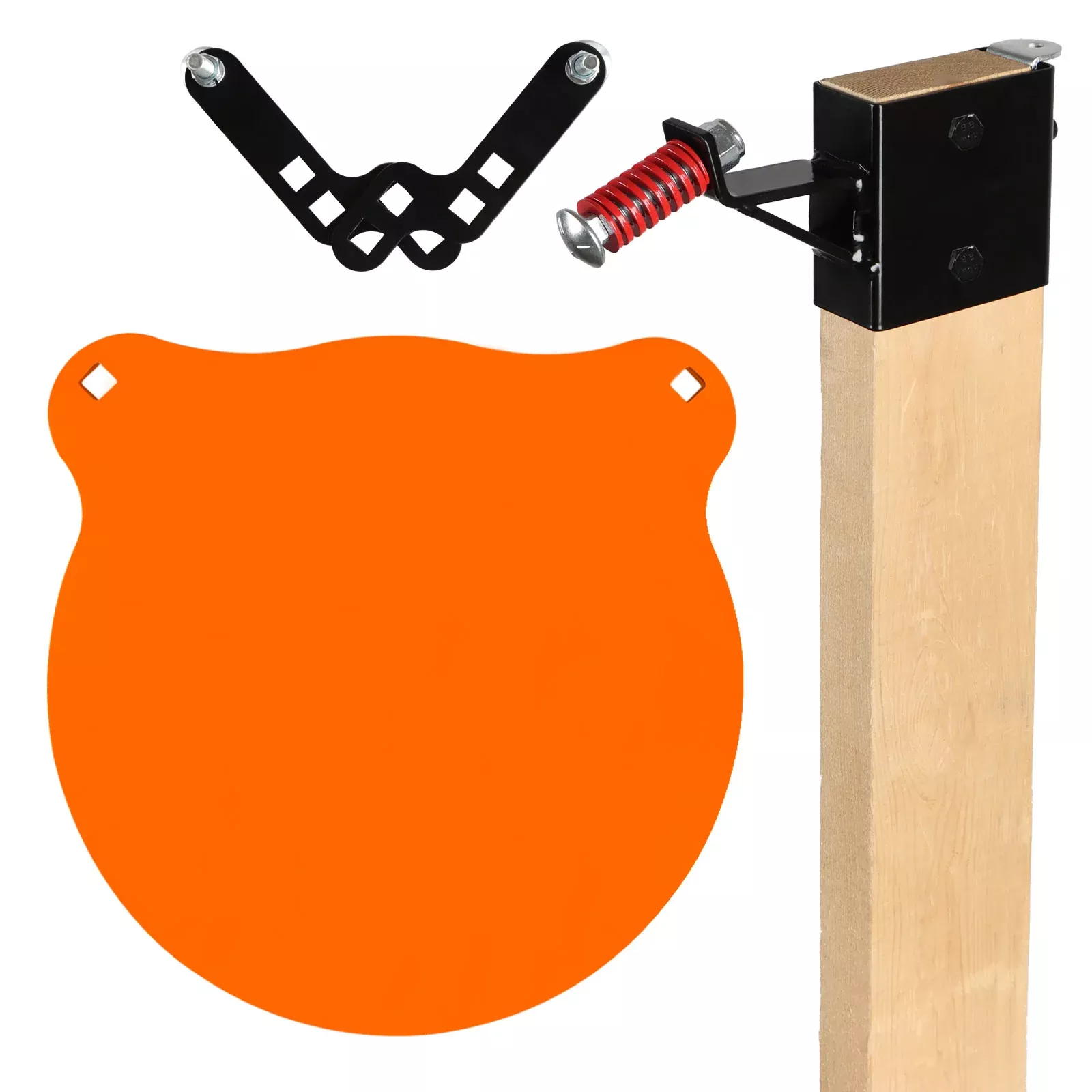 3/8" Thick 10" Gong + 2X4 Target Mount Kit