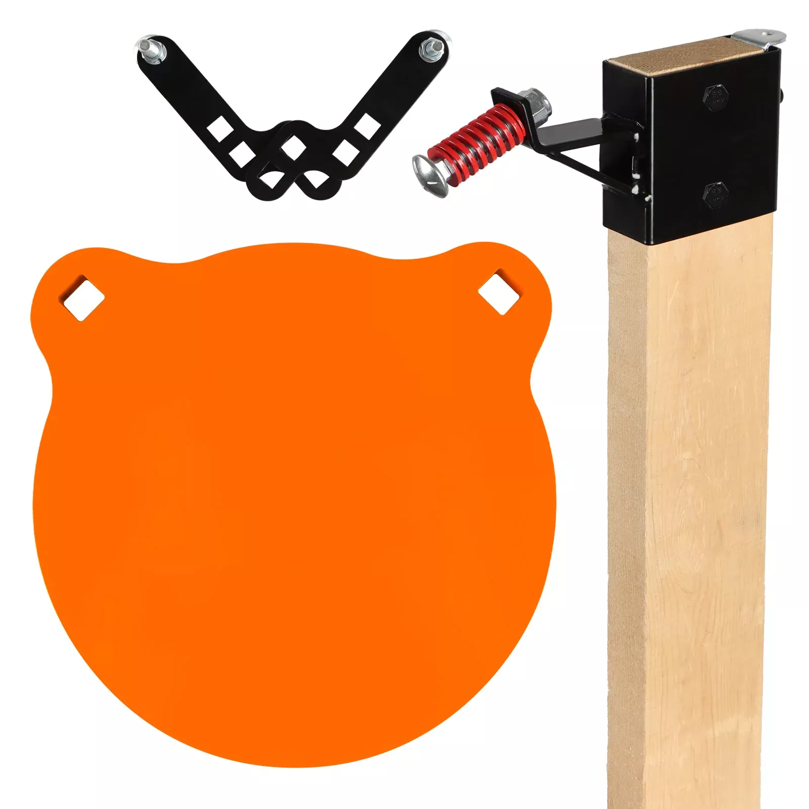 3/8" Thick 6" Gong + 2X4 Target Mount Kit