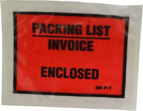 3M Packing Slip Envelope: Packing List/Invoice Enclosed, 1,000 Pc