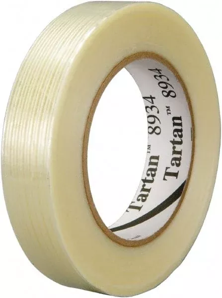3M Packing Tape: 3/4" Wide, Clear, Rubber Adhesive
