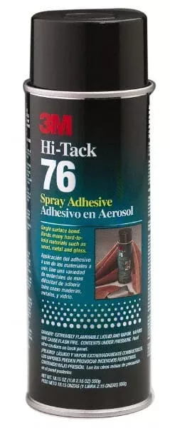3M Spray Adhesive: 24 oz Aerosol Can, Clear