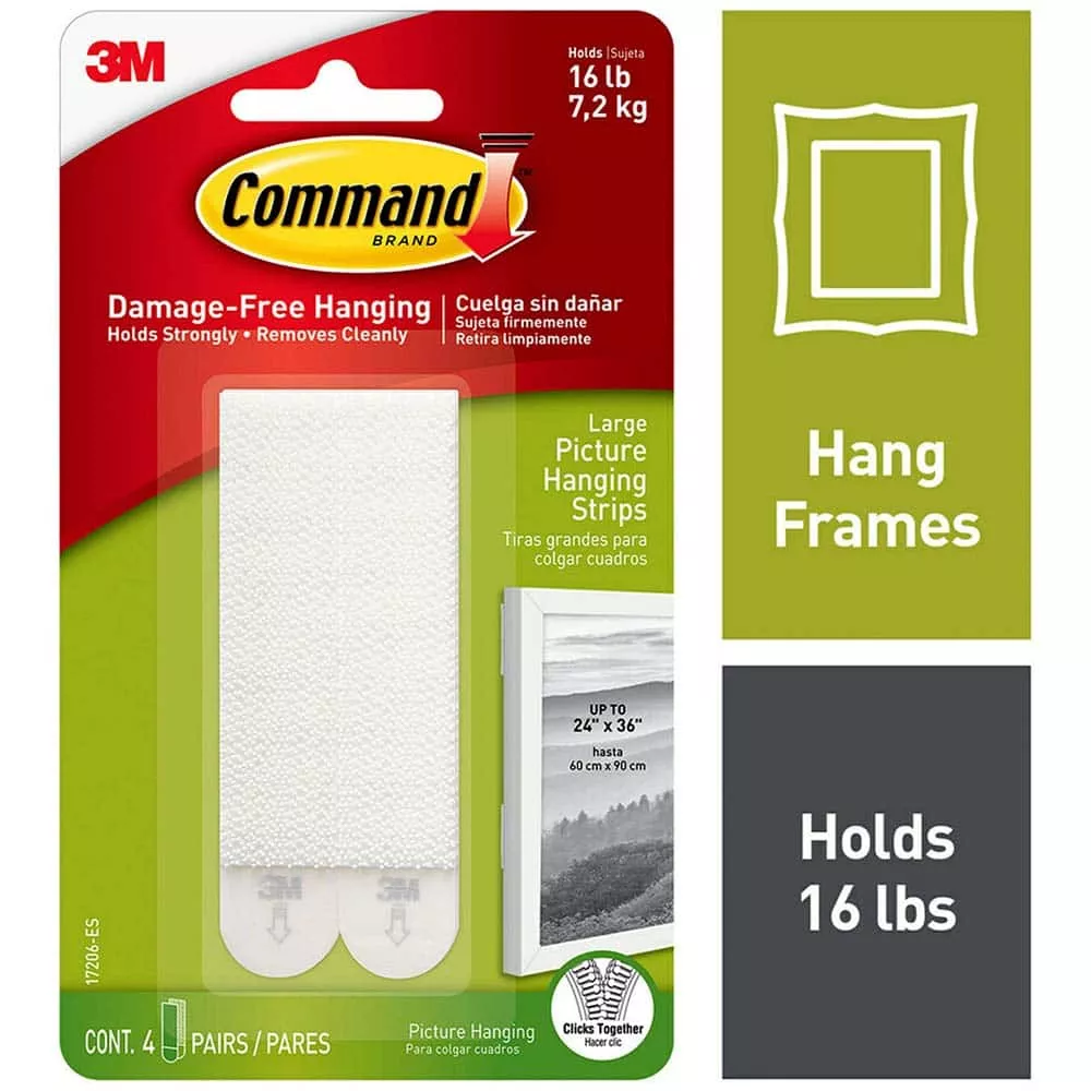 3M Storage Hook: 3 lb Load Capacity