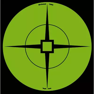 ACTION TARGET 6" Green Self-Adhes Tgt Spots 10 Sheets