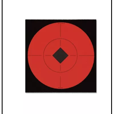 Action Target 6" Orange Self-Adhesive Target Spots (10 Sheets)