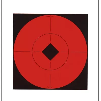 Action Target 8" Orange Self-Adhesive Target Spots (10 Sheets)