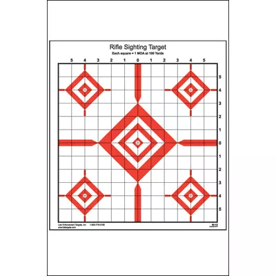 Action Target Advanced Rifle Sighting Target