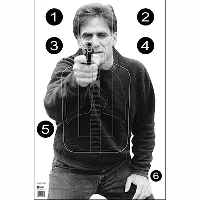 Action Target Austin (TX) Firearms Training Div. Qualification Target