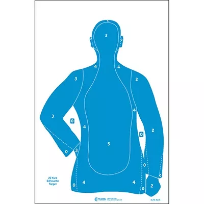 Action Target B-21 Qualification Target (Blue)