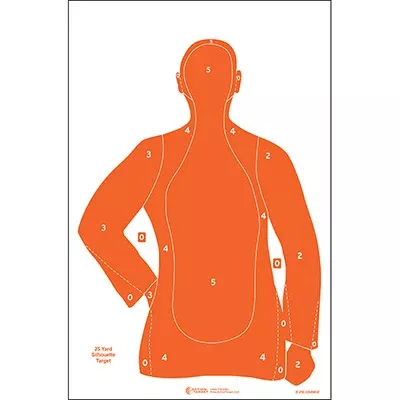 Action Target B-21 Qualification Target (Orange)