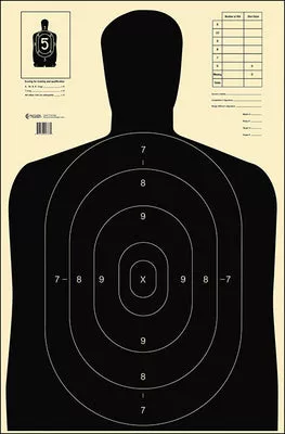 Action Target B-27E Economy Target (Black)