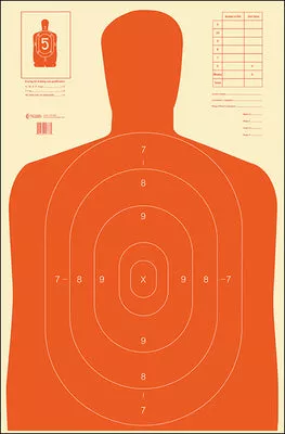 Action Target B-27E Economy Target (Orange)