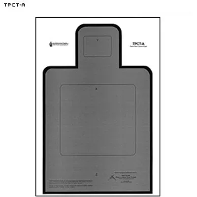 Action Target Chuck Taylor Advanced Black and White Combat Target