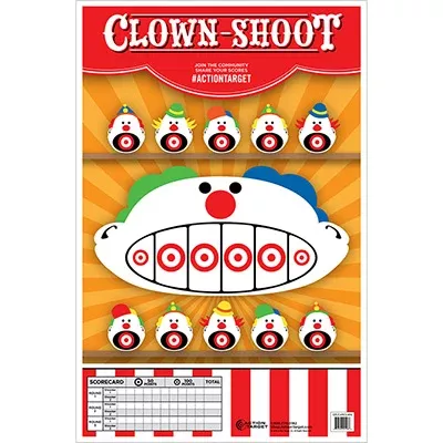 Action Target Clown-Shoot Target