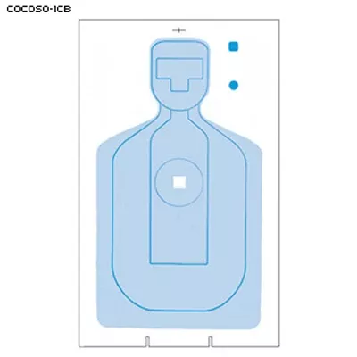 Action Target Contra Costa Co. PD Training Cardboard Target