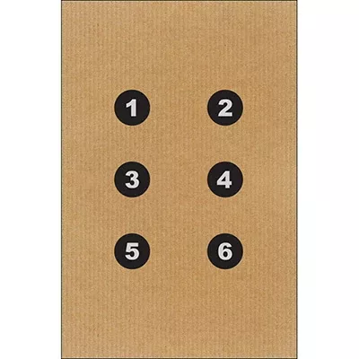 Action Target DEA Cardboard Dot Command Training Target