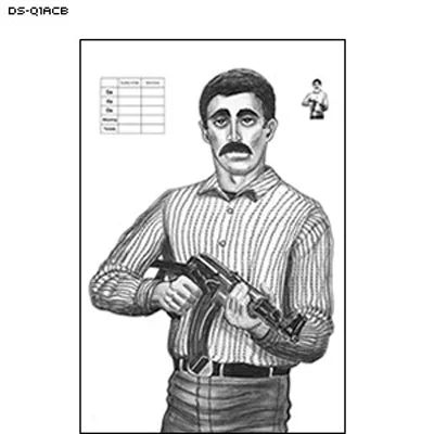 Action Target DS-Q Izzy Cardboard Target