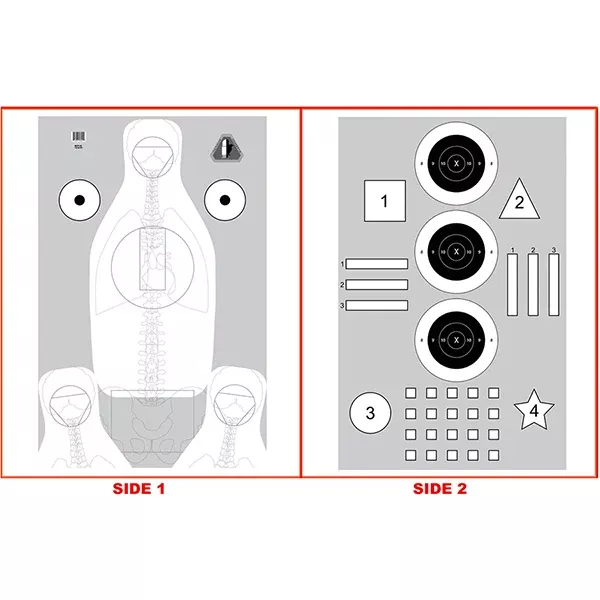 Action Target Elishewitz 2 Sided Defensive Training Target Version 2