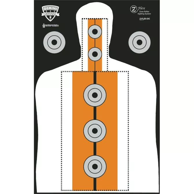 ACTION TARGET Gemini Defense Z-Flex Target