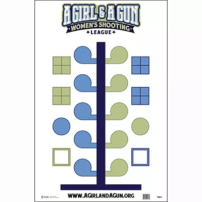 Action Target A Girl & A Gun Training Target #2