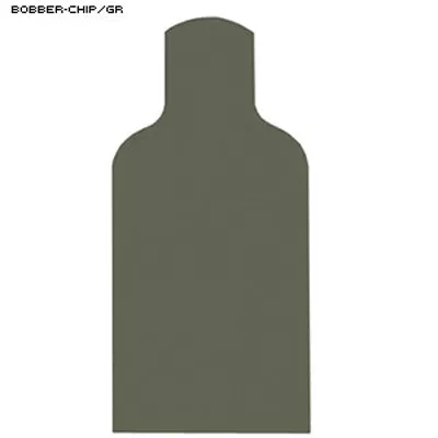 ACTION TARGET Grn Chipbd Military E-Silhouette Bobber