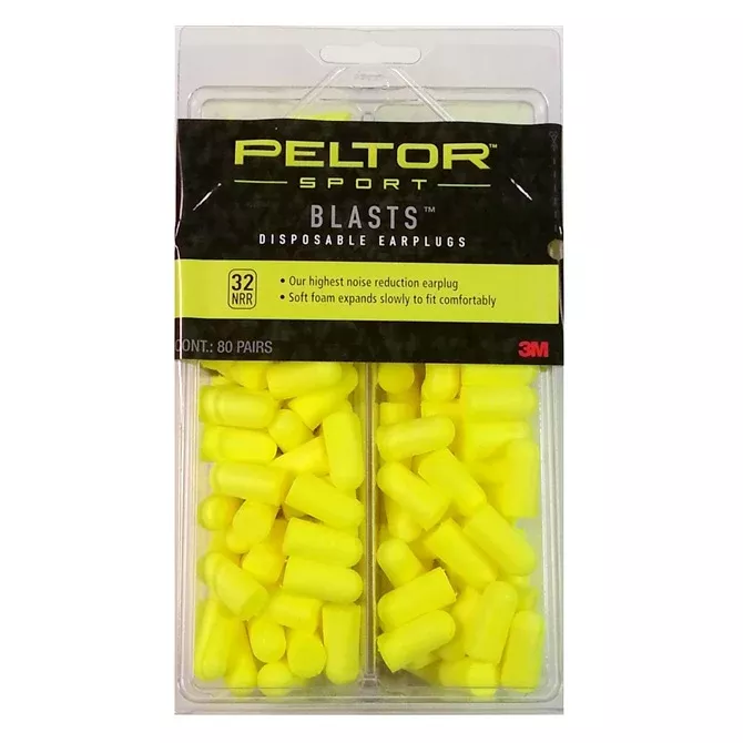 ACTION TARGET Peltor Blasts Disp Earplugs 80 pair