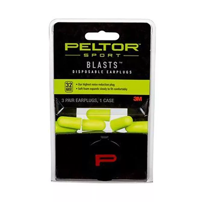 ACTION TARGET Peltor Blasts Non-cord Disp Earplugs 3pr