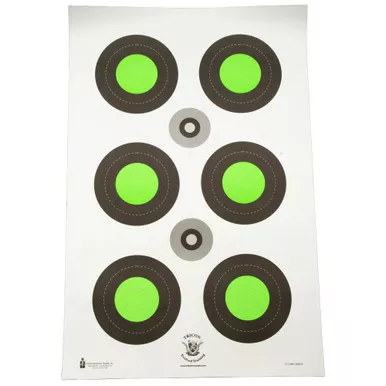ACTION TGT TRIDENT BLSEYE GRN 100PK