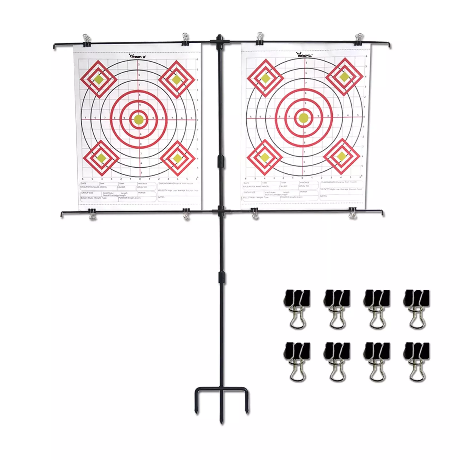 Adjustable Paper Target Stand