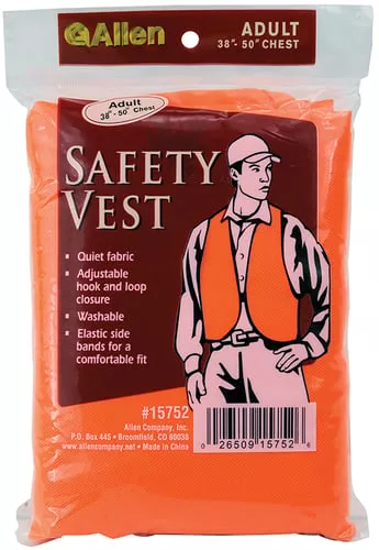 ALLEN ADULT SAFETY VEST ORANGE