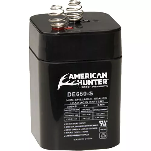 American Hunter Rechargeable Lantern Battery 6V 5A Spring Top