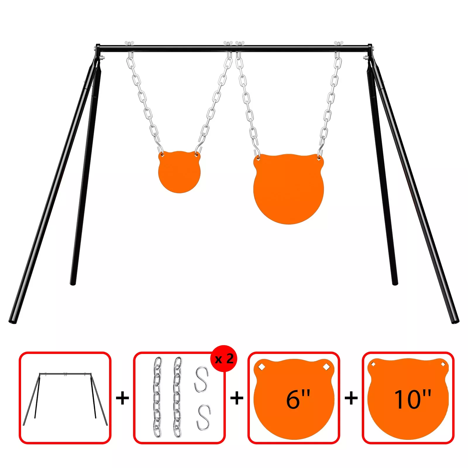 B003 Stand + Mounting Kit + 6", 10" Gong
