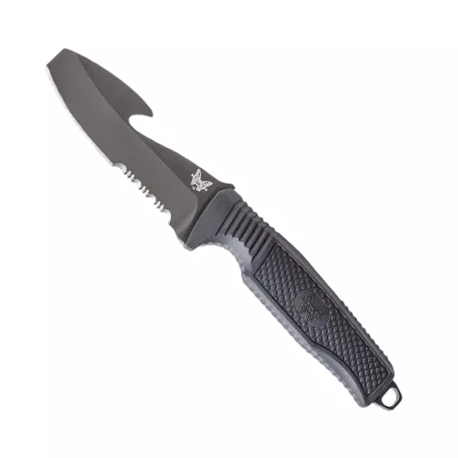 Benchmade 112SBK-BLK H2O Fixed Blade Dive Knife Black – Black