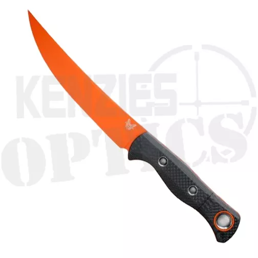 Benchmade 15500OR-2 Meatcrafter Knife S/E Fixed Blade Black – Orange