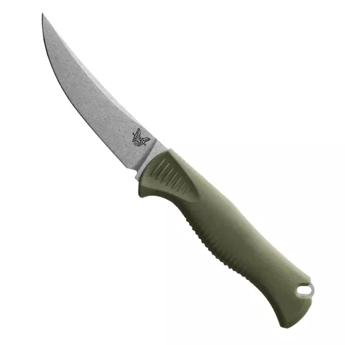 Benchmade 15505 Meatcrafter 4″ S/E Fixed Blade Knife Dark Olive – Satin