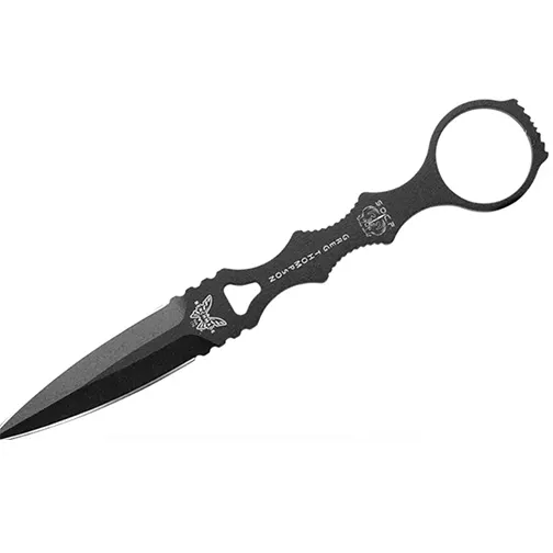 Benchmade 173BK Mini SOCP D/E Fixed Blade Knife – Black