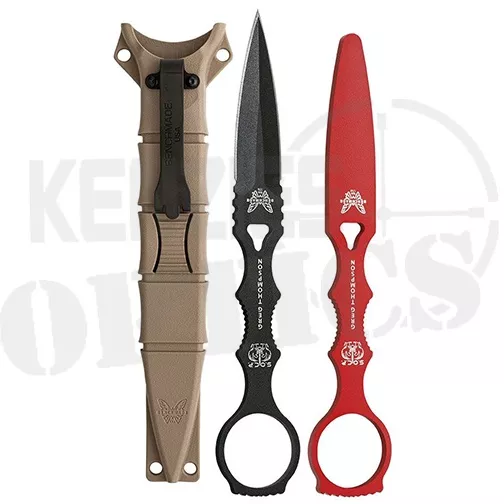 Benchmade 176BKSN-COMBO SOCP D/E Fixed Blade Knife Combo – Sand Sheath