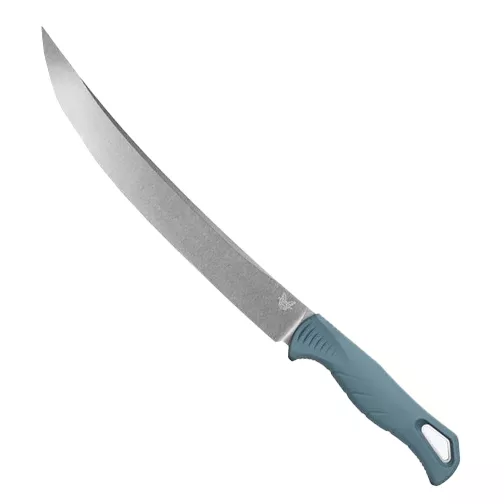 Benchmade 18020 Fishcrafter Trailing Point Fixed Blade Knife Depth Blue – Stonewash