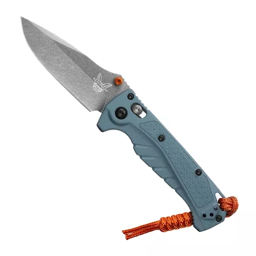 Benchmade 18065 Mini Adira S/E Folding Knife Depth Blue – Stonewash