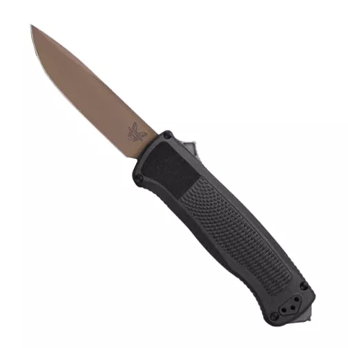 Benchmade 5371FE Shootout OTF Automatic Knife Black – Flat Earth