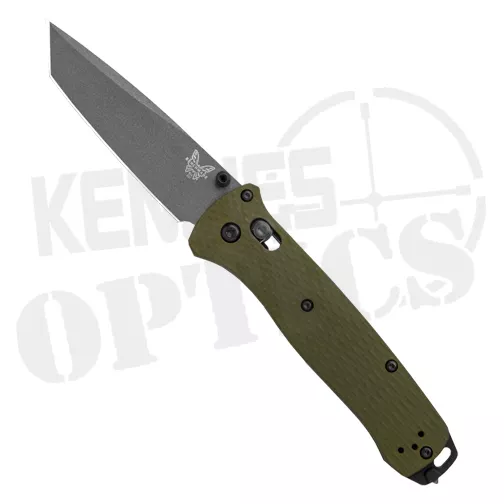 Benchmade 537GY-1 Bailout T/E Folding Knife Green – Gray