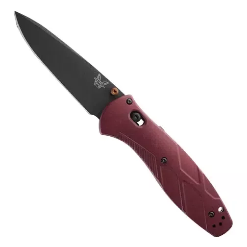 Benchmade 581BK-04 Barrage S/E Folding Knife Redstone – Black