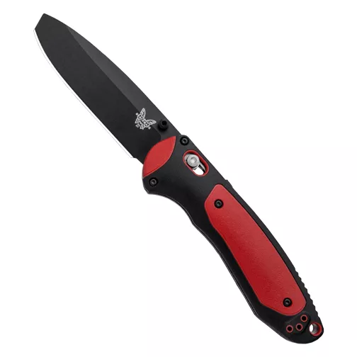 Benchmade 591BK Boost S/E Folding Knife Red & Black – Black