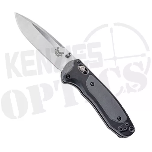 Benchmade 595 Mini Boost S/E AXIS Assist Folding Knife Gray & Black – Satin