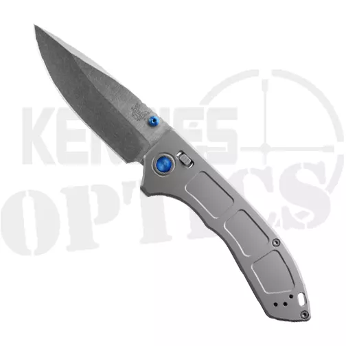 Benchmade 748 Narrows S/E Folding Knife Gray Titanium – Satin